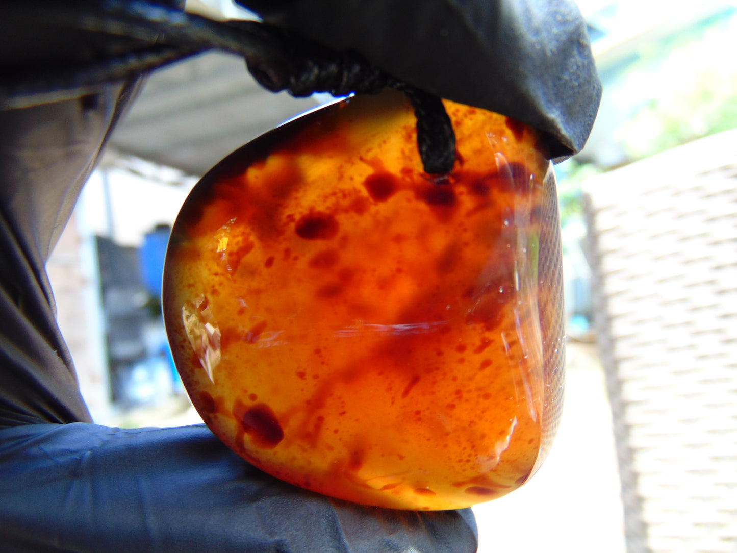 24 gram Pendant Indonesian Blue Amber for Healing 25A484