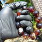 56 gram 12 Beads  Mala Bracelet Indonesian Dark Red Amber 20 mm for Healing BB9