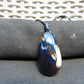 27 gr Teardrop Pendant Indonesian blue Amber for Healing 25A66