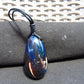 27 gr Teardrop Pendant Indonesian blue Amber for Healing 25A66