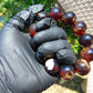 56 gram 12 Beads  Mala Bracelet Indonesian Dark Red Amber 20 mm for Healing BB9
