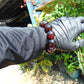 56 gram 12 Beads  Mala Bracelet Indonesian Dark Red Amber 20 mm for Healing BB9