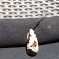 13 gr Teardrop Pendant Indonesian white Amber for Healing 25A36