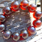 56 gram 12 Beads Mala Bracelet Indonesian Red Amber 20 mm for Healing BB8