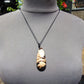 13 gr Teardrop Pendant Indonesian white Amber for Healing 25A36