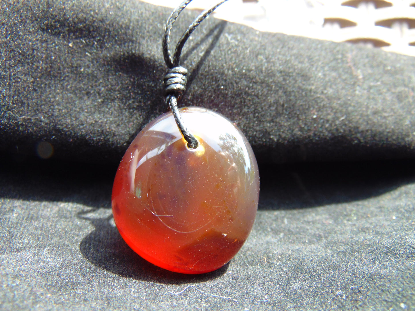 11.7 gram Pendant Indonesian Crystal Amber for Healing 25N461