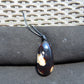 17 gr Teardrop Pendant Indonesian white Amber for Healing 25N89