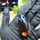 17 gr Teardrop Pendant Indonesian white Amber for Healing 25N89