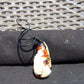 28 gr Teardrop Pendant Indonesian white Amber for Healing 25A68