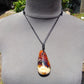 28 gr Teardrop Pendant Indonesian white Amber for Healing 25A68