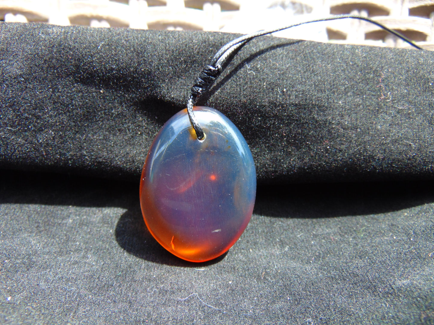 11 gram Pendant Indonesian Blue Amber for Healing PCY600