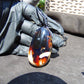 27 gr Teardrop Pendant Indonesian Dark Blue white Amber for Healing 25A70