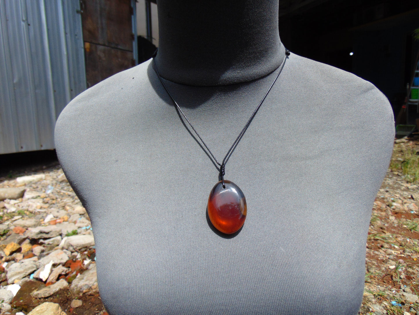 11 gram Pendant Indonesian Blue Amber for Healing PCY600