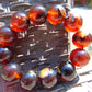 54 gram 12 Beads Mala Bracelet Indonesian Red Amber 20 mm for Healing BB3