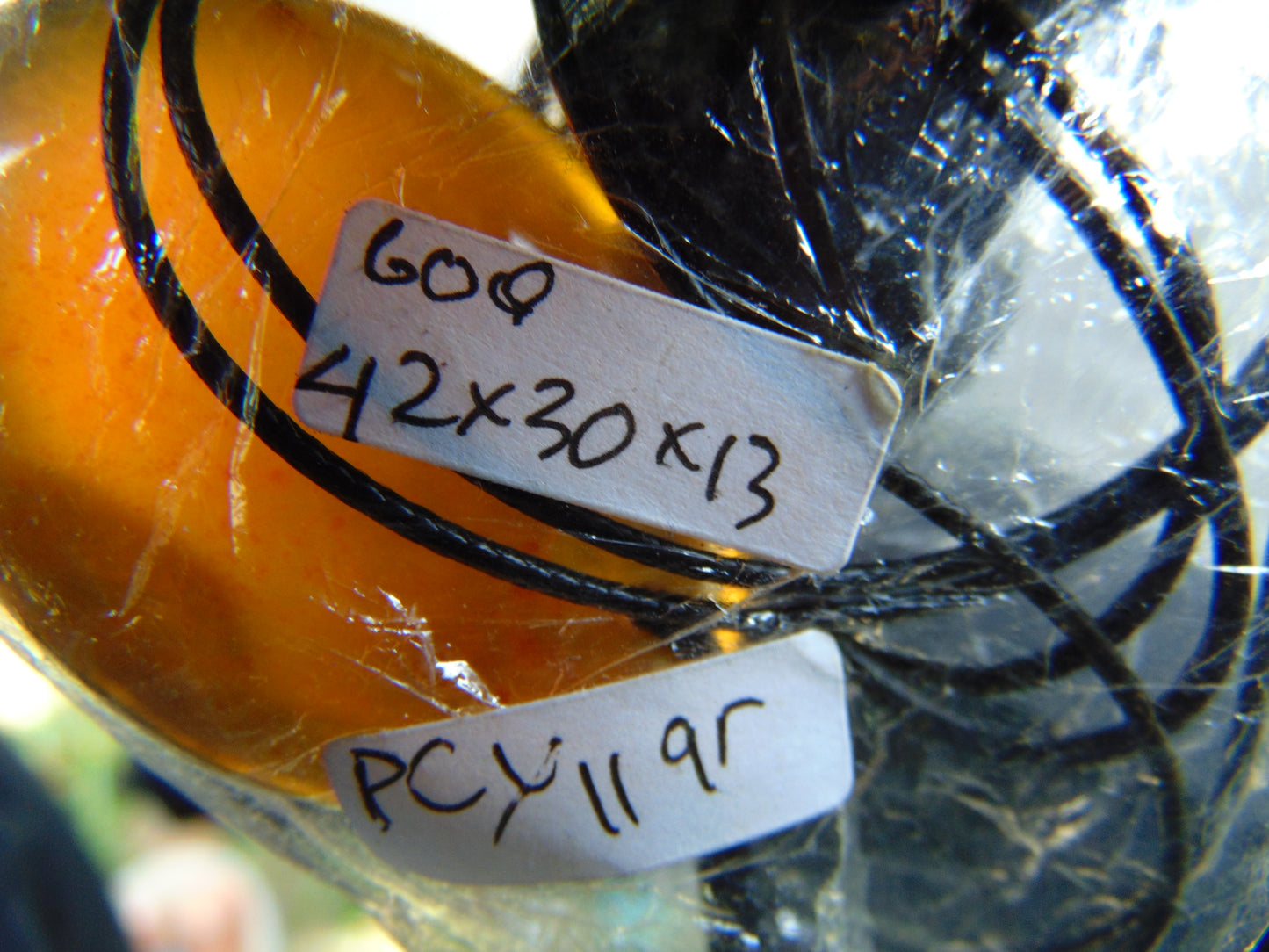 11 gram Pendant Indonesian Blue Amber for Healing PCY600