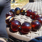 54 gram 12 Beads Mala Bracelet Indonesian Red Amber 20 mm for Healing BB3