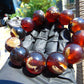 54 gram 12 Beads Mala Bracelet Indonesian Red Amber 20 mm for Healing BB3
