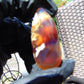 9 gr Teardrop Pendant Indonesian white Amber for Healing 25A43