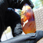 9 gr Teardrop Pendant Indonesian white Amber for Healing 25A43