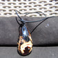 22 gr Teardrop Pendant Indonesian white Amber for Healing 25A62