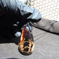 22 gr Teardrop Pendant Indonesian white Amber for Healing 25A62