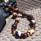 159 gr Small Beads Combination Necklace Indonesian Yellow Red White Amber for Healing FR88