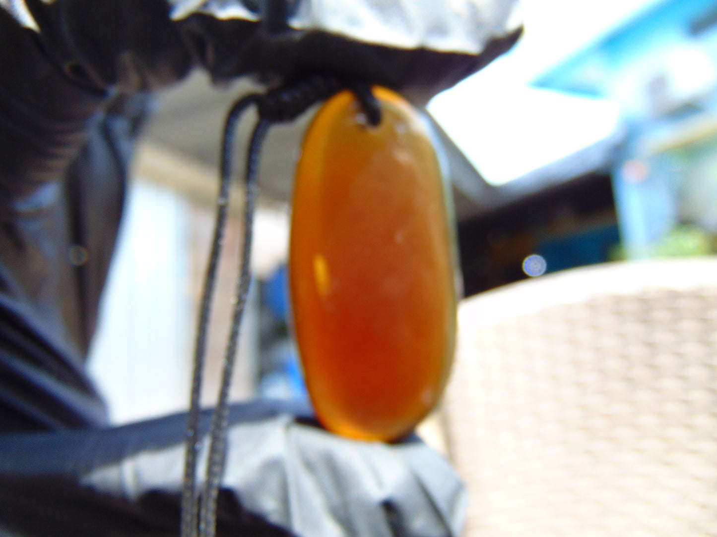 9 gram Pendant Indonesian Green Amber for Healing 26A334