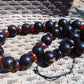 214 gr Small Beads Combination Necklace Indonesian Dark Red Amber for Healing FR87