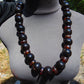 214 gr Small Beads Combination Necklace Indonesian Dark Red Amber for Healing FR87