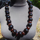 214 gr Small Beads Combination Necklace Indonesian Dark Red Amber for Healing FR87