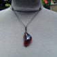 11 gr Teardrop Pendant Indonesian blue Amber for Healing PCY2