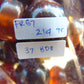 214 gr Small Beads Combination Necklace Indonesian Dark Red Amber for Healing FR87