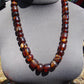 108 gr Small Beads Combination Necklace Indonesian Red Amber for Healing FR77