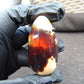 31 gr Teardrop Pendant Indonesian white Amber for Healing 25A71