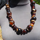 165 gr Small Beads Combination Necklace Indonesian Red White Amber for Healing FR79