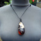 31 gr Teardrop Pendant Indonesian white Amber for Healing 25A71