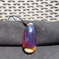 38  gr Teardrop Pendant Indonesian blue Amber for Healing 25Y48
