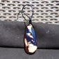 38  gr Teardrop Pendant Indonesian blue Amber for Healing 25Y48