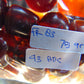 75 gr Small Beads Combination Necklace Indonesian Red White Amber for Healing FR83