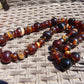 91 gr Small Beads Combination Necklace Indonesian Yellow Red Amber for Healing FR73