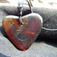 5  gr Heart Pendant Indonesian Red  Amber for Healing 25N213