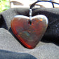 5  gr Heart Pendant Indonesian Red  Amber for Healing 25N213