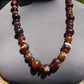 91 gr Small Beads Combination Necklace Indonesian Yellow Red Amber for Healing FR73