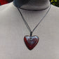 5  gr Heart Pendant Indonesian Red  Amber for Healing 25N213