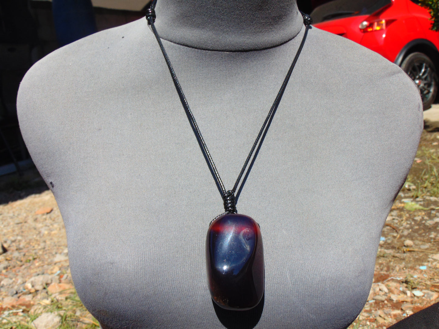 59 gram Pendant Indonesian Red Amber for Healing 26A406