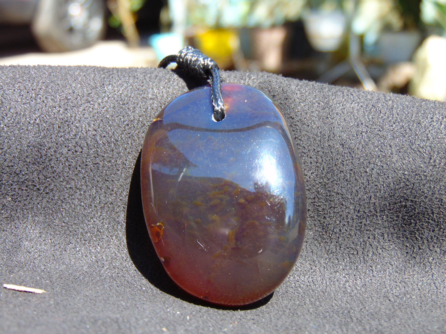 27 gram Pendant Indonesian Red Amber for Healing 26N164