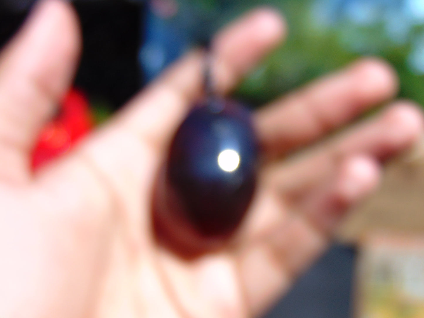 27 gram Pendant Indonesian Red Amber for Healing 26N164