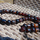 108 gr Small Beads Combination Necklace Indonesian Dark Red Amber for Healing FR78