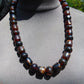 108 gr Small Beads Combination Necklace Indonesian Dark Red Amber for Healing FR78