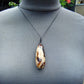 15 gr Teardrop Pendant Indonesian white Amber for Healing 25N90